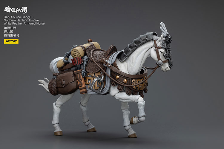Dark Source JiangHu Northern Hanland Empire White Feather Armored Horse - view 7