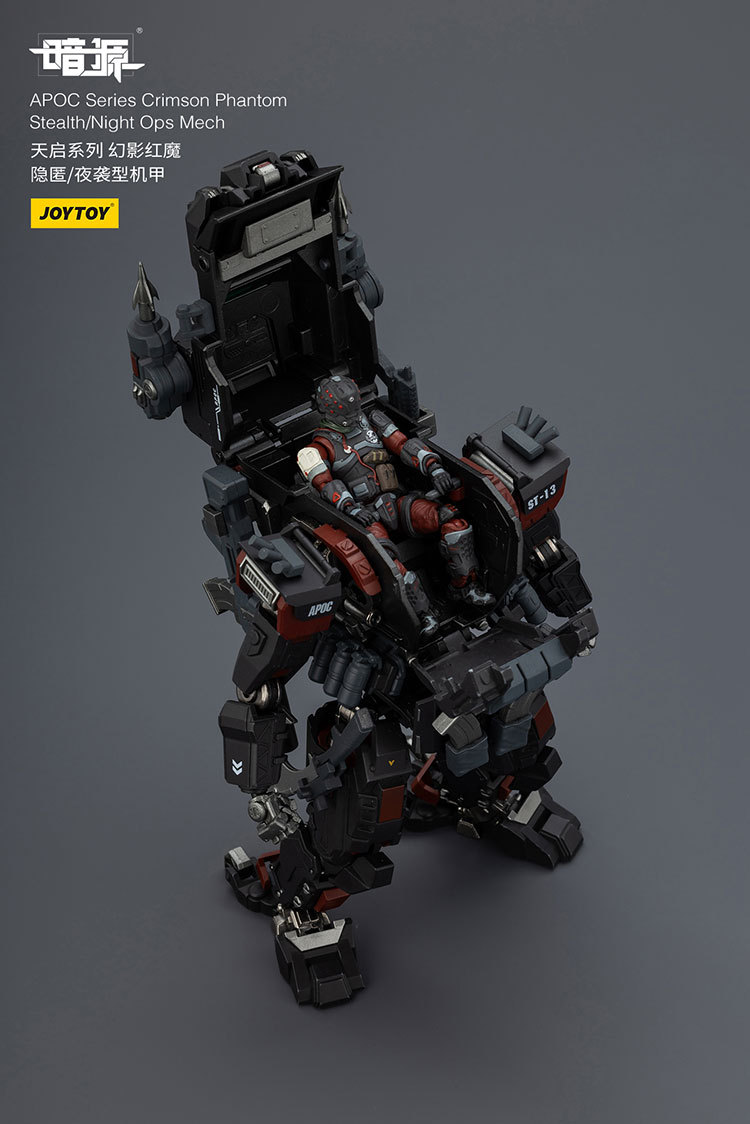 APOC Series Crimson Phantom Stealth/Night Ops Mech ST-8613 - view 15
