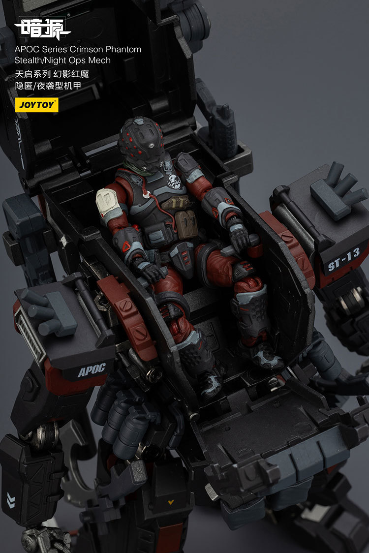 APOC Series Crimson Phantom Stealth/Night Ops Mech ST-8613 - view 14
