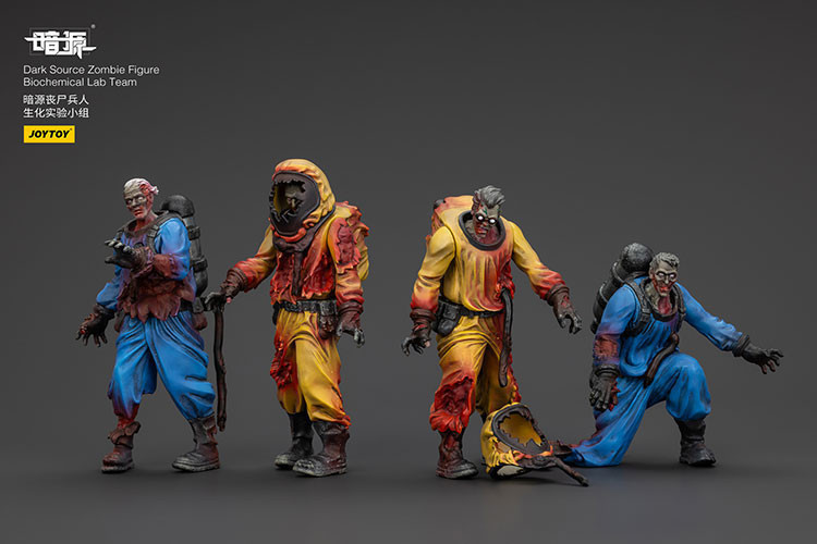 Dark Source Zombie Figure Biochemical Lab Team - view 8