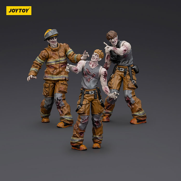Dark Source Zombie Figure Firefighters - view 2