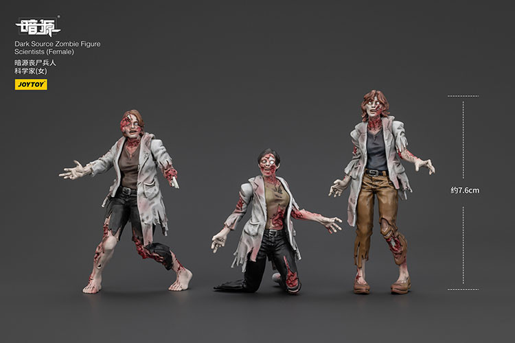 Dark Source Zombie Figure Scientists (Female) - view 11