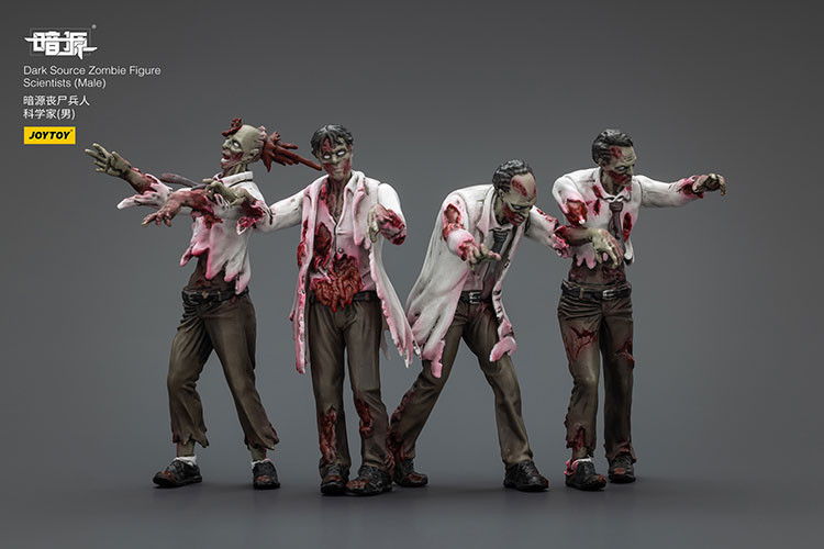 Dark Source Zombie Figure Scientists (Male) - view 8