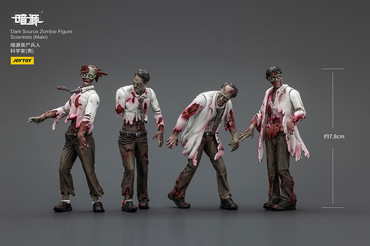 Dark Source Zombie Figure Scientists (Male) - view 11