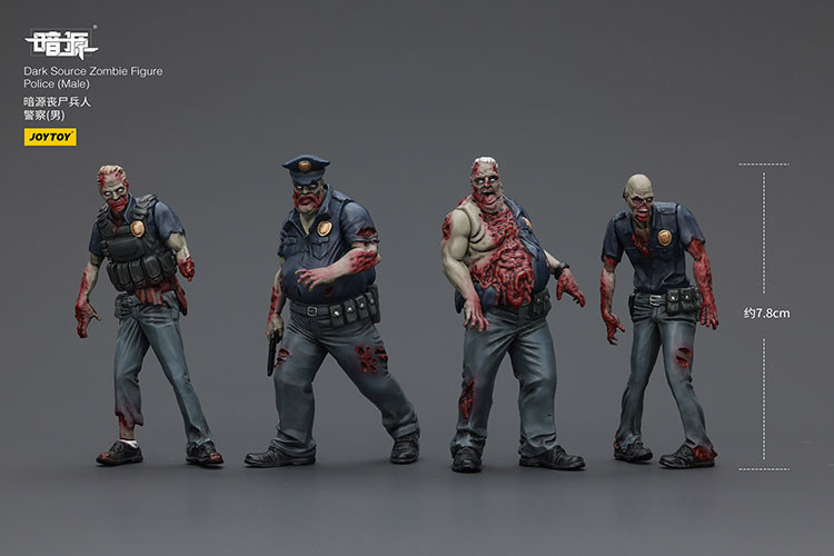Dark Source Zombie Fiqure Police (Male) - view 10