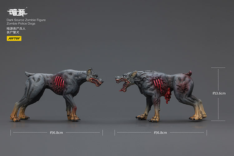 Dark Source Zombie Fiqure Zombie Police Dogs - view 10