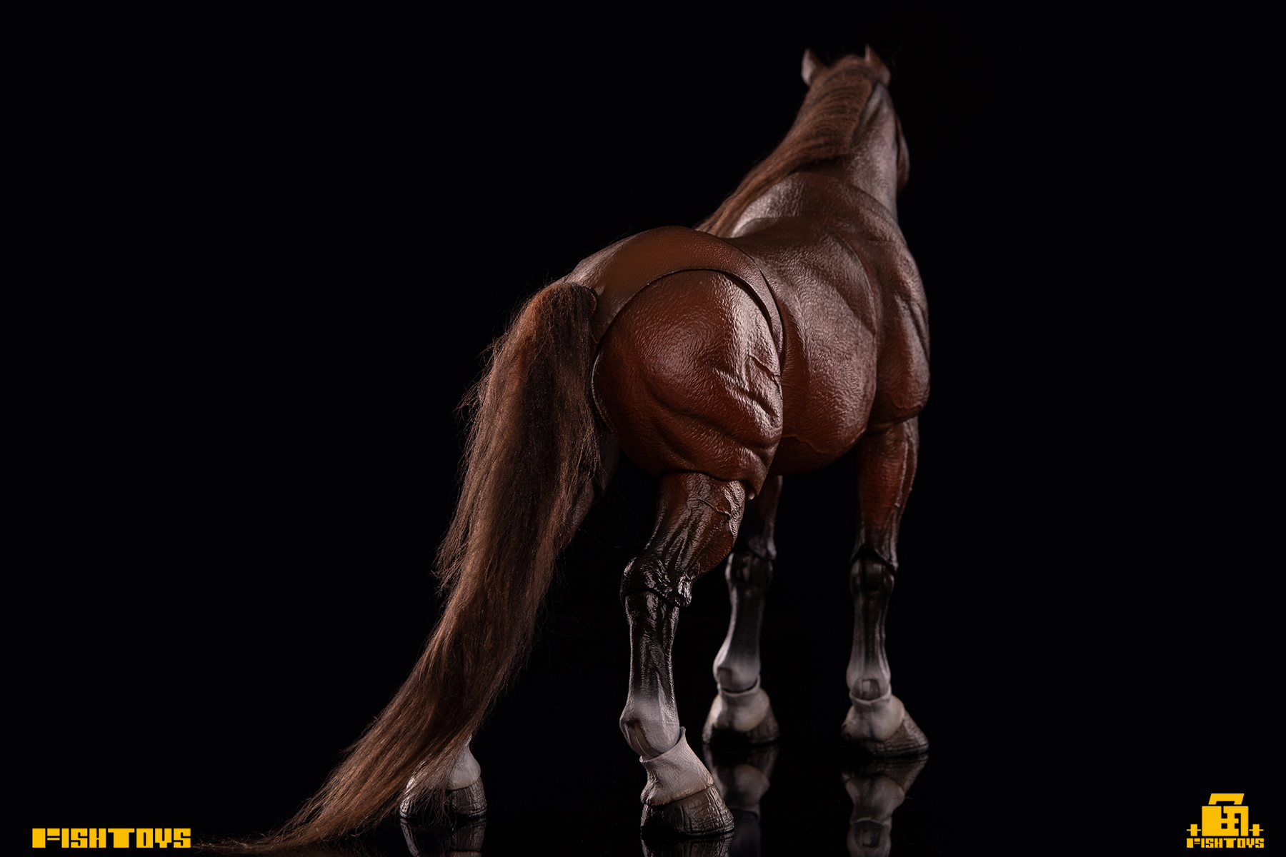 魚玩 Fishtoys D20 尊爵不凡寫實超可動坐騎 可動馬 棕/白/黃 1/12 動物 人偶 四騎士 魔獸世界 魔戒 - view 12
