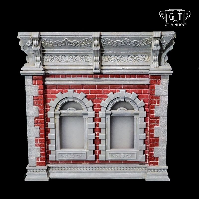 GT Mini Toys 擺拍建築系類 白紅牆體 Mini001A1 場景 地台 - view 3