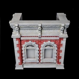 GT Mini Toys 擺拍建築系類 白紅牆體 Mini001A1 場景 地台 - Premium action figure - $0.00