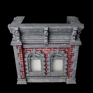 GT Mini Toys 擺拍建築系類 灰紅牆體 Mini001B1 場景 地台 - Premium action figure - $0.00