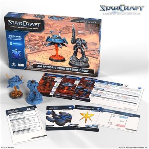StarCraft® Jim Raynor & Point Defense Drone - view 3