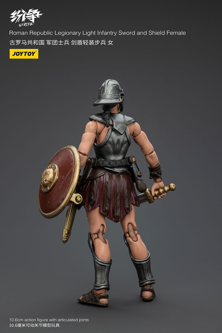 Roman Republic Legionary Light Infantry Sword and Shield Female - view 8