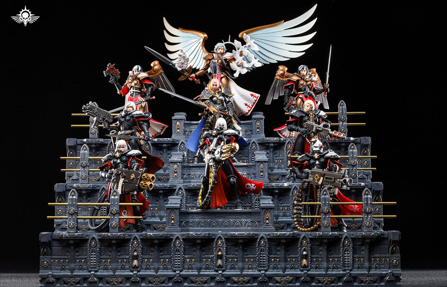 1/12–1/18 Warhammer-style Muscle Mountain 2.0 Tiered Expandable Display Stand - view 17