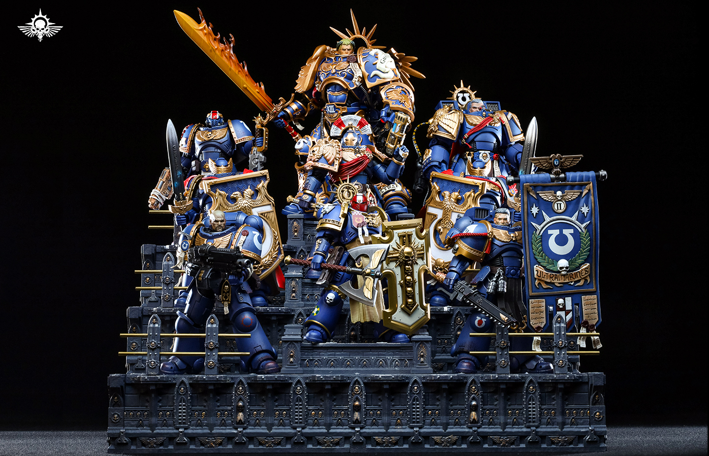 1/12–1/18 Warhammer-style Muscle Mountain 2.0 Tiered Expandable Display Stand - view 20