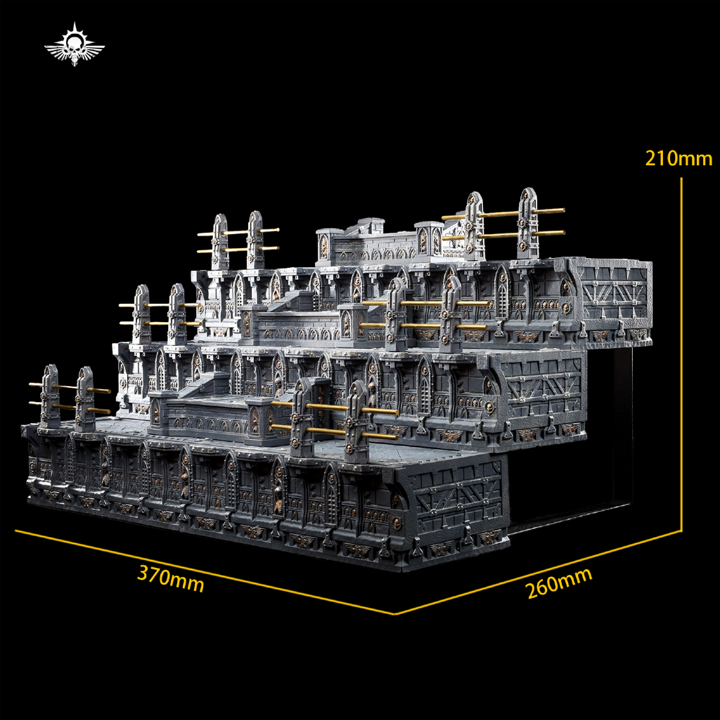 1/12–1/18 Warhammer-style Muscle Mountain 2.0 Tiered Expandable Display Stand - view 8