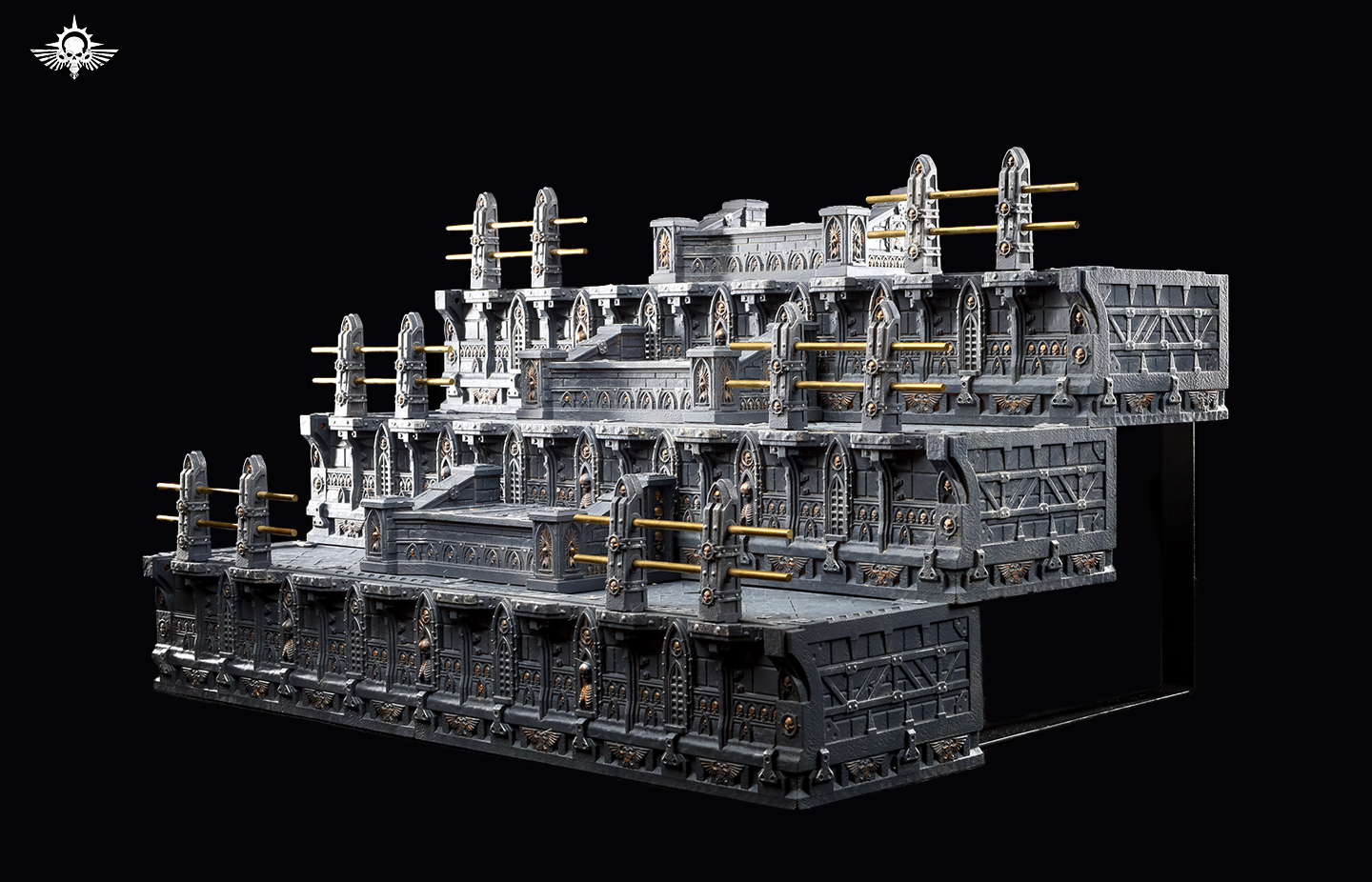 1/12–1/18 Warhammer-style Muscle Mountain 2.0 Tiered Expandable Display Stand - view 19