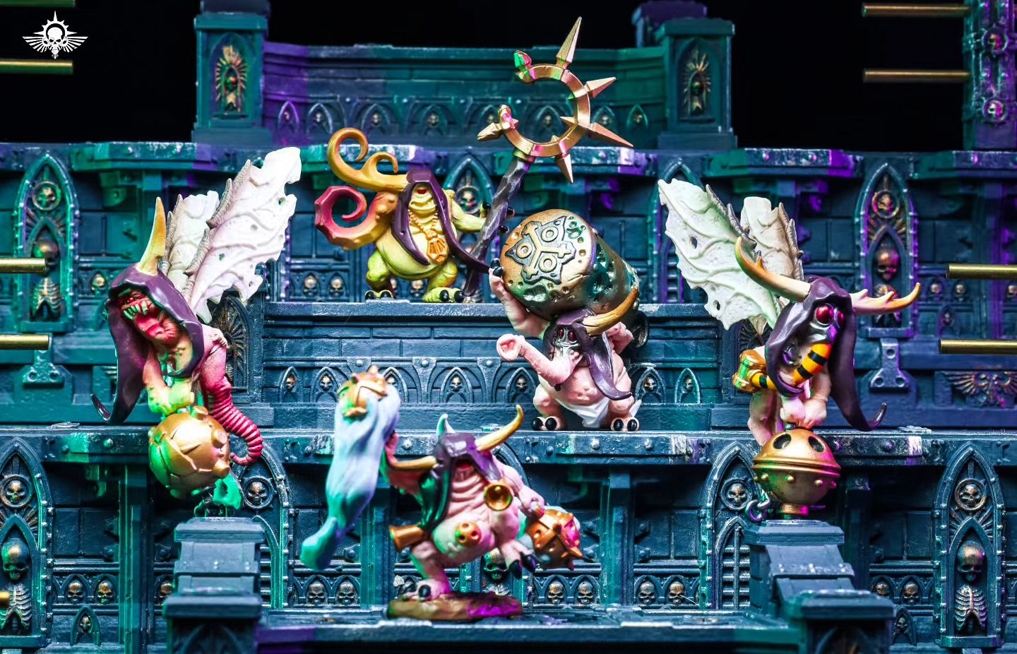 1/12–1/18 Warhammer-style Muscle Mountain 2.0 Tiered Expandable Display Stand - view 14
