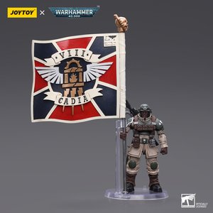 Astra Militarum
Cadian Command Squad
Veteran with Regimental Standard - Premium action figure - $0.00