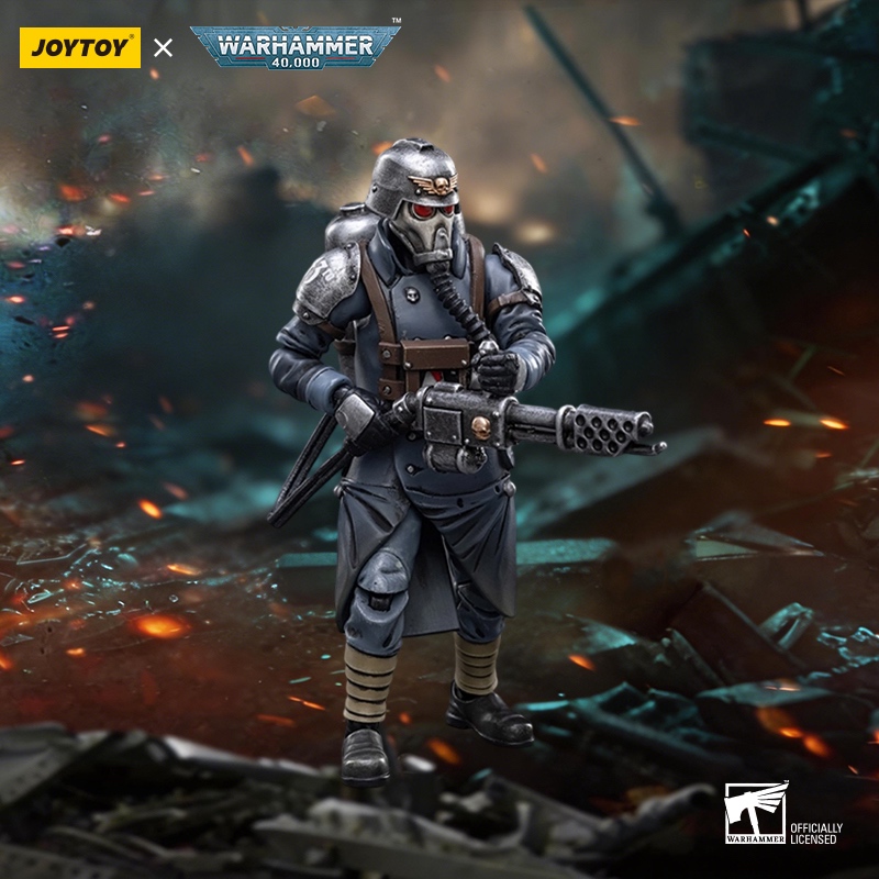 Astra Militarum Death Korps of Krieg Veteran Squad Guardsman with Flamer - view 2