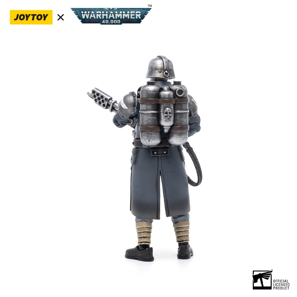 Astra Militarum Death Korps of Krieg Veteran Squad Guardsman with Flamer - view 5