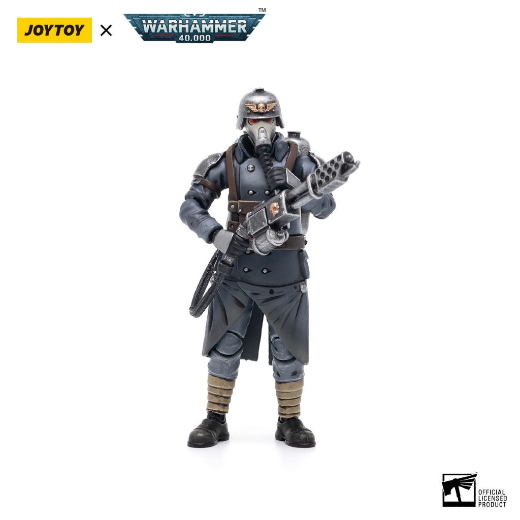 Astra Militarum Death Korps of Krieg Veteran Squad Guardsman with Flamer - view 4