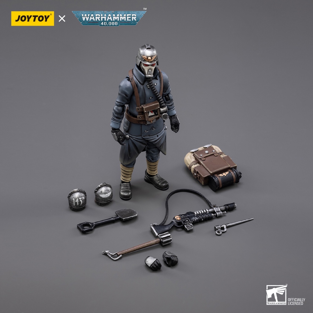 Astra Militarum Death Korps of Krieg Veteran Squad Guardsman - view 5