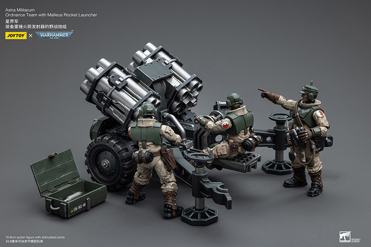 Astra Militarum Ordnance Team with Malleus Rocket Launcher - view 13