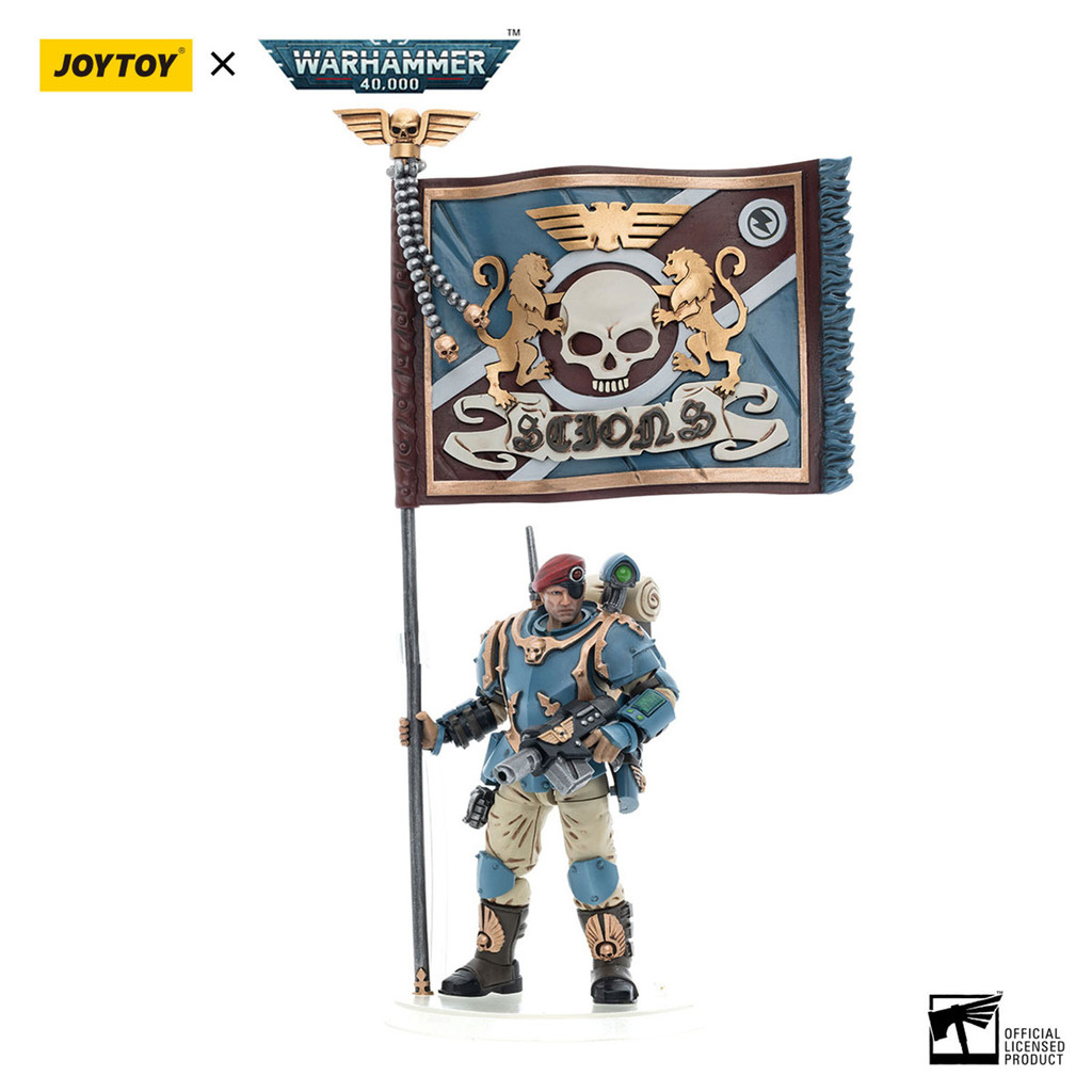 Astra Militarum Tempestus Scions Command Squad 55th Kappic Eagles Banner Bearer - view 2