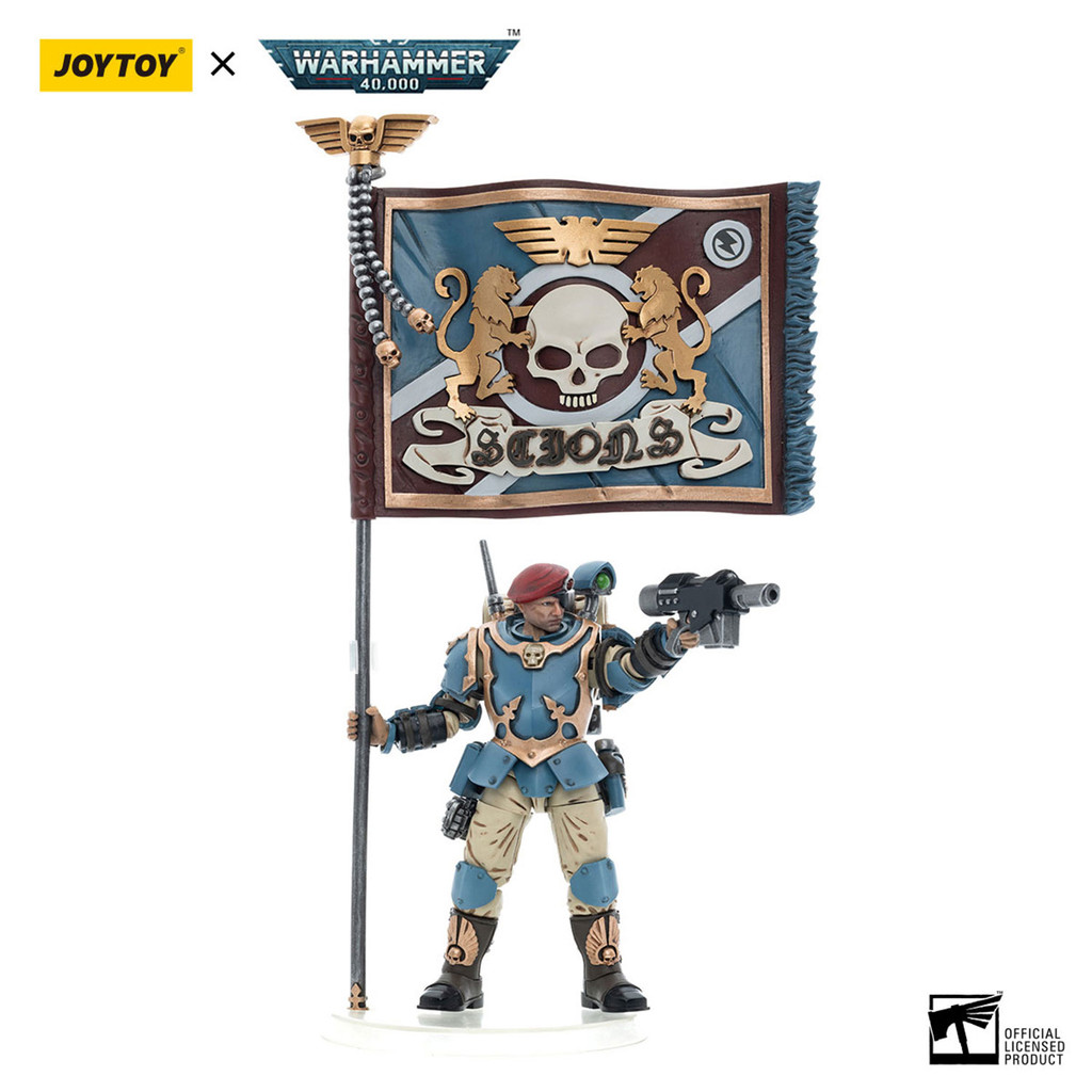 Astra Militarum Tempestus Scions Command Squad 55th Kappic Eagles Banner Bearer - view 4