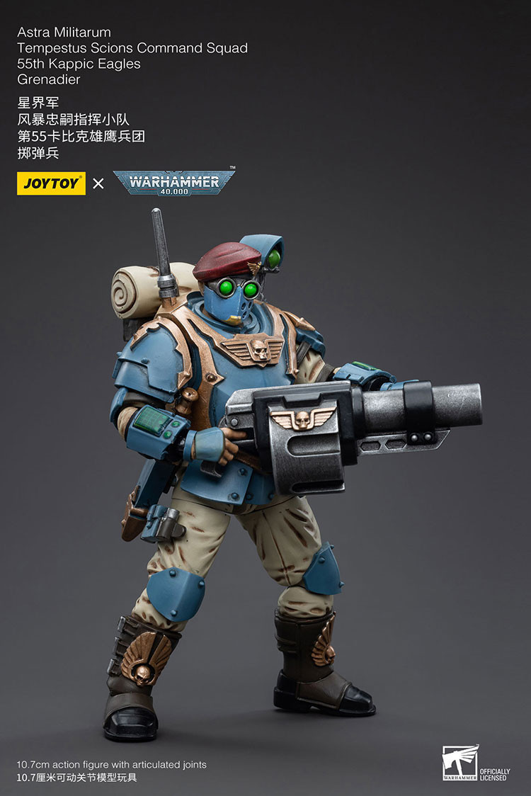 Astra Militarum Tempestus Scions Command Squad 55th Kappic Eagles Grenadier - view 10