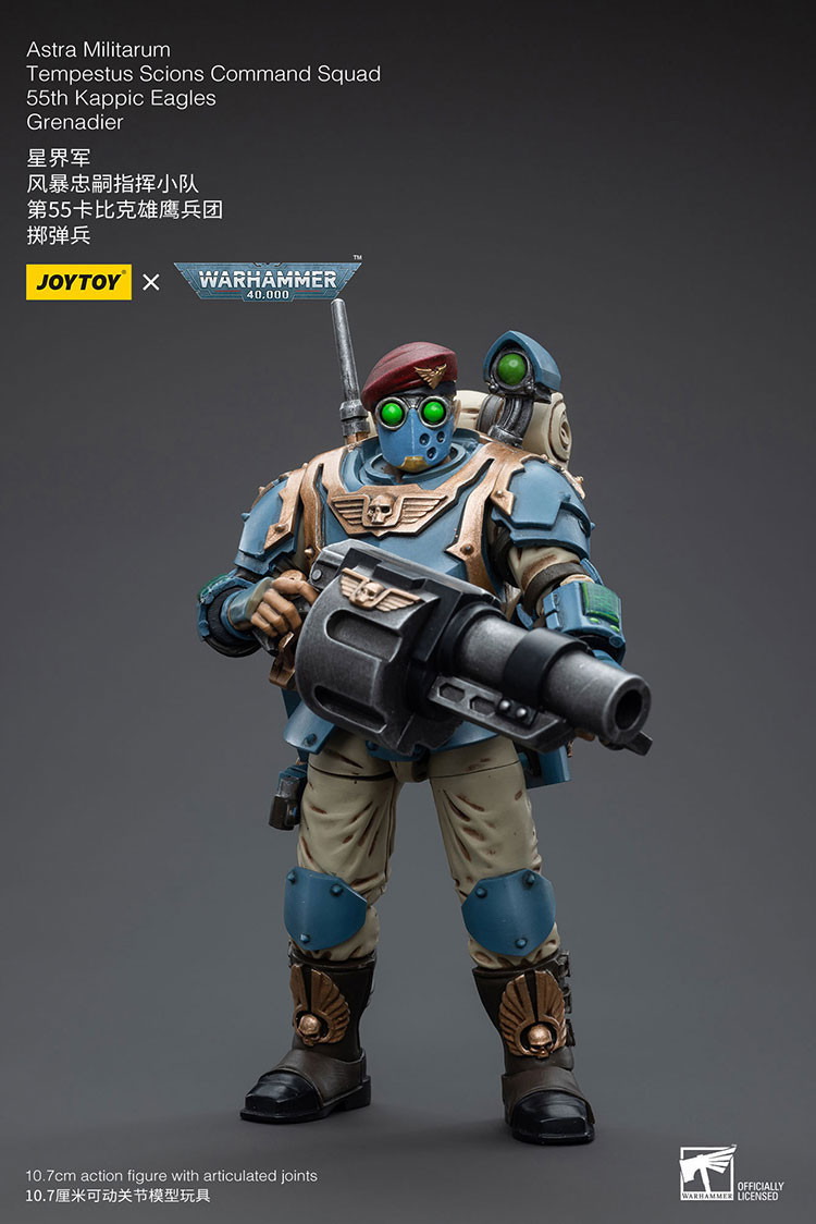 Astra Militarum Tempestus Scions Command Squad 55th Kappic Eagles Grenadier - view 12