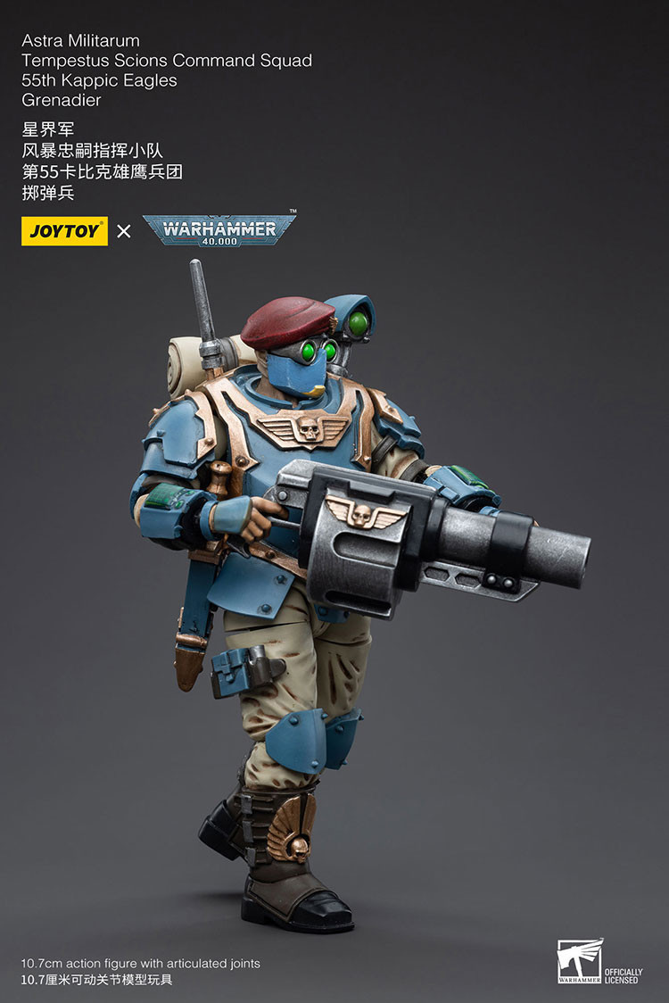 Astra Militarum Tempestus Scions Command Squad 55th Kappic Eagles Grenadier - view 9