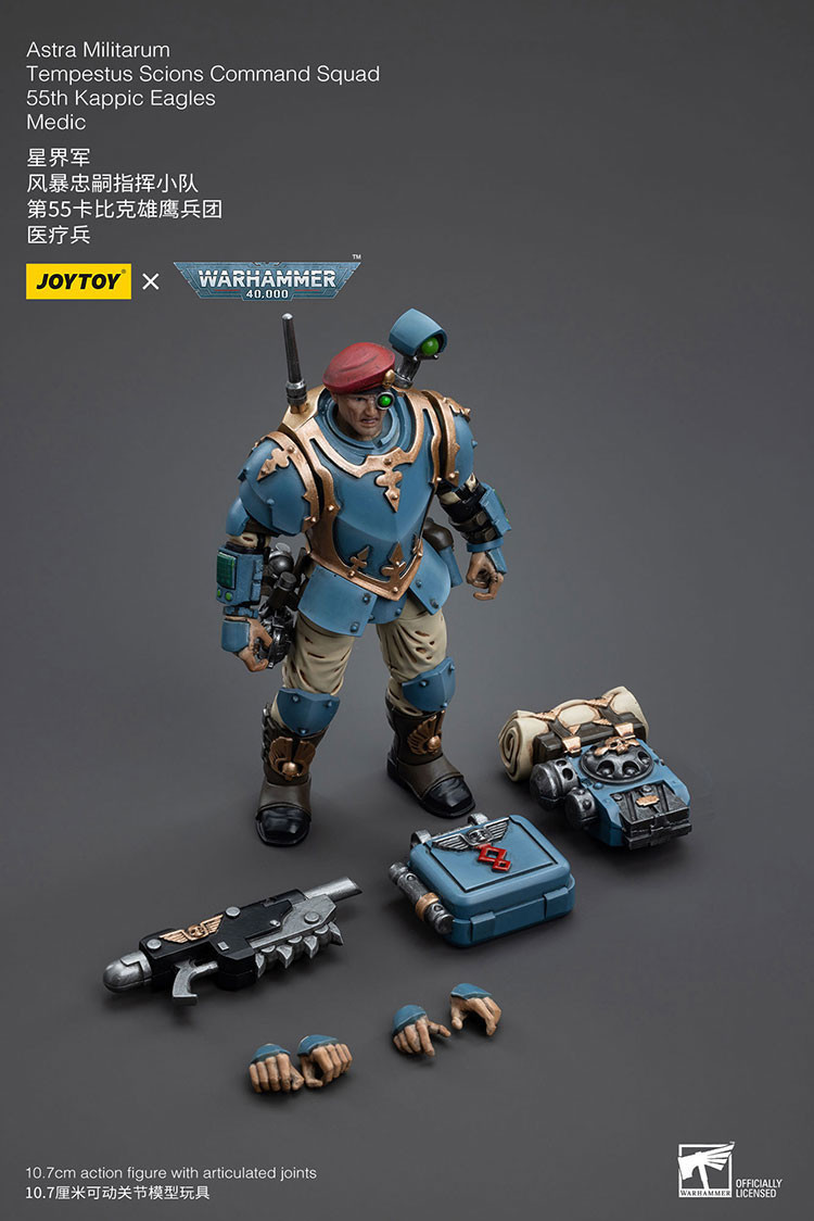 Astra Militarum Tempestus Scions Command Squad 55th Kappic Eagles Medic - view 7