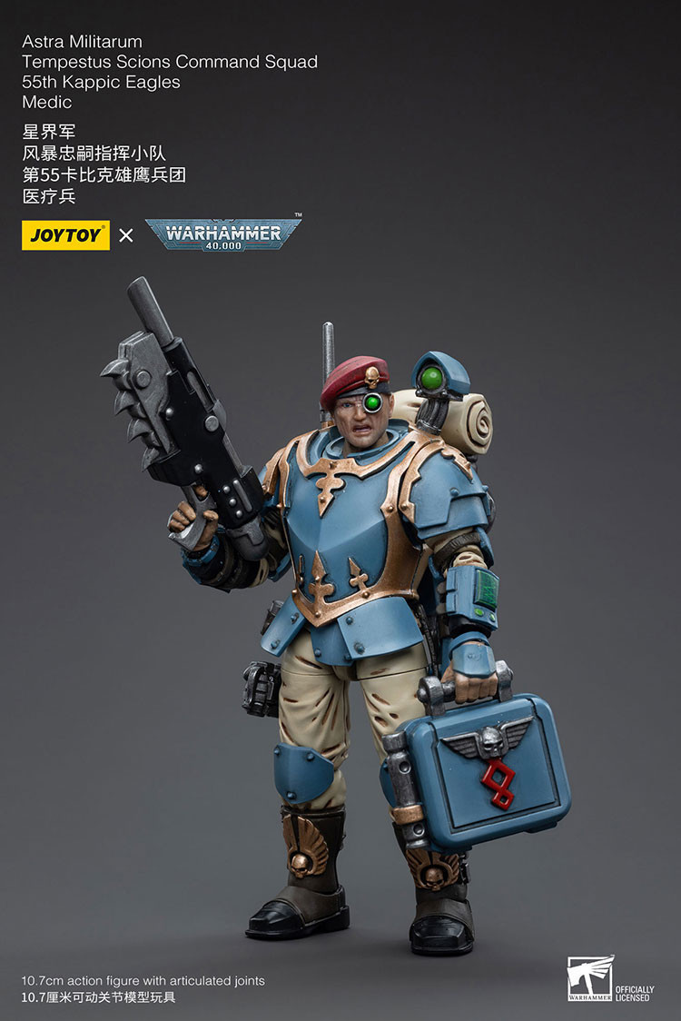 Astra Militarum Tempestus Scions Command Squad 55th Kappic Eagles Medic - view 12