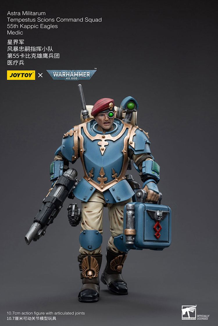 Astra Militarum Tempestus Scions Command Squad 55th Kappic Eagles Medic - view 11