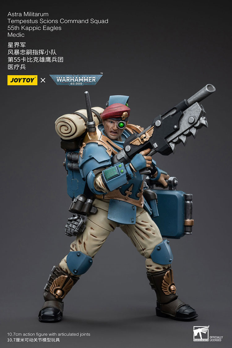 Astra Militarum Tempestus Scions Command Squad 55th Kappic Eagles Medic - view 8