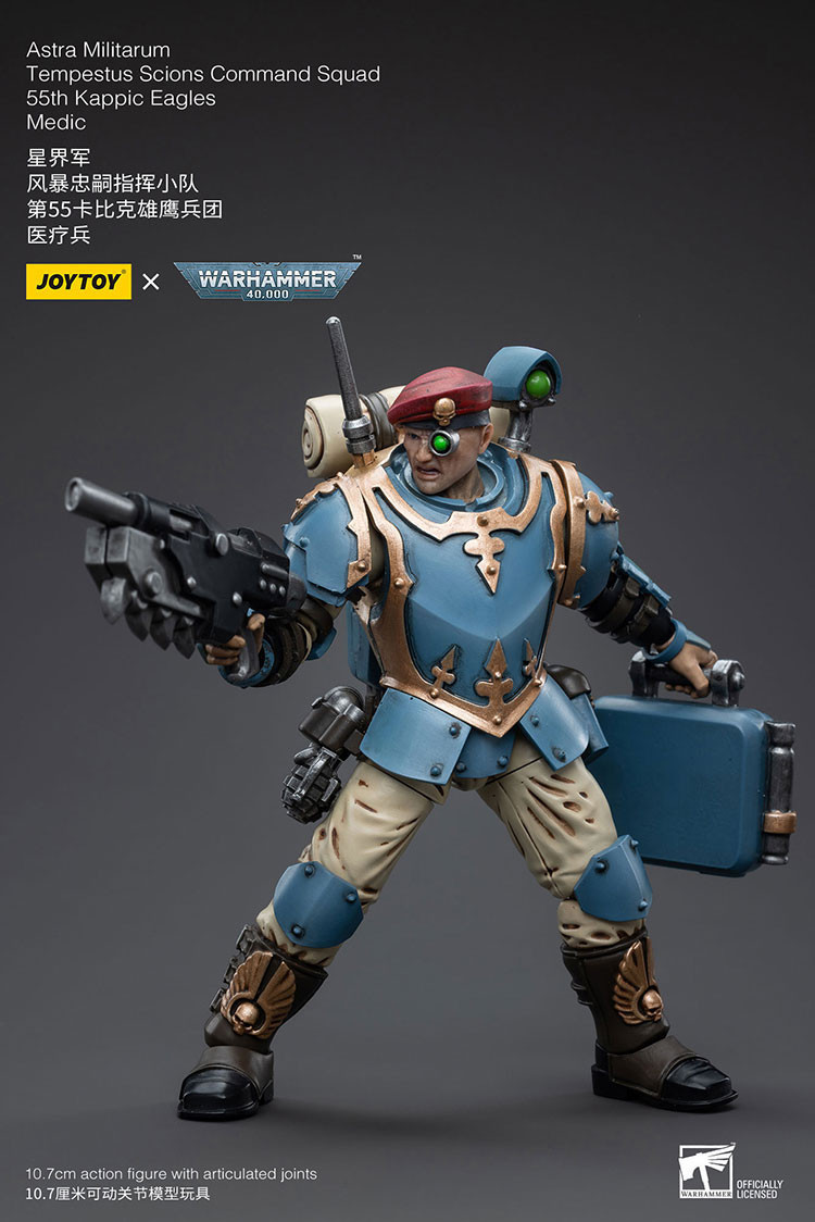 Astra Militarum Tempestus Scions Command Squad 55th Kappic Eagles Medic - view 9