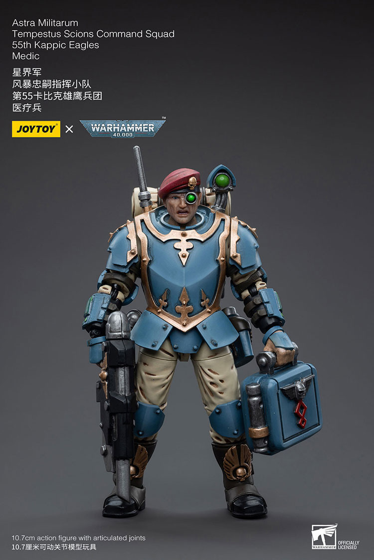 Astra Militarum Tempestus Scions Command Squad 55th Kappic Eagles Medic - view 14