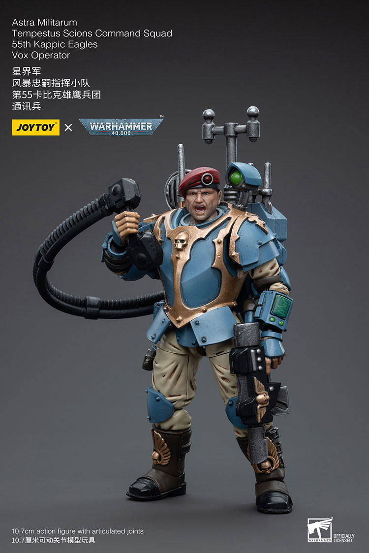 Astra Militarum Tempestus Scions Command Squad 55th Kappic Eagles Vox Operator - view 12