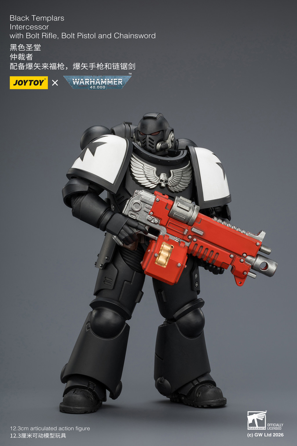 Black Templars Intercessor with Bolt Rifle, Bolt Pistol and Chainsword - view 11