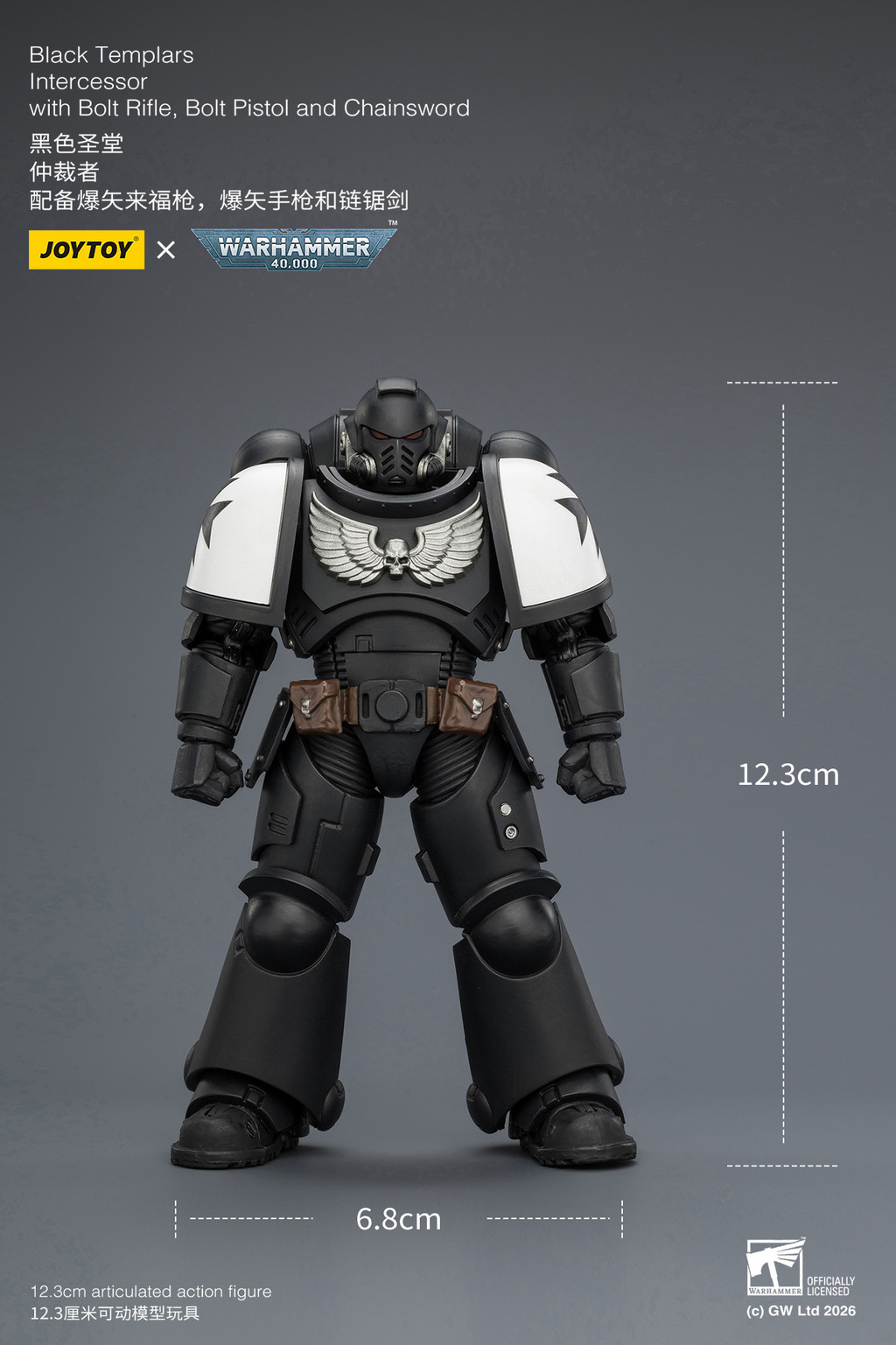 Black Templars Intercessor with Bolt Rifle, Bolt Pistol and Chainsword - view 14