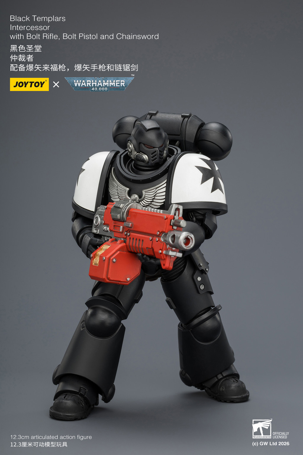 Black Templars Intercessor with Bolt Rifle, Bolt Pistol and Chainsword - view 13