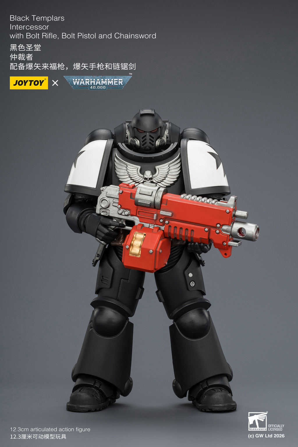 Black Templars Intercessor with Bolt Rifle, Bolt Pistol and Chainsword - view 10