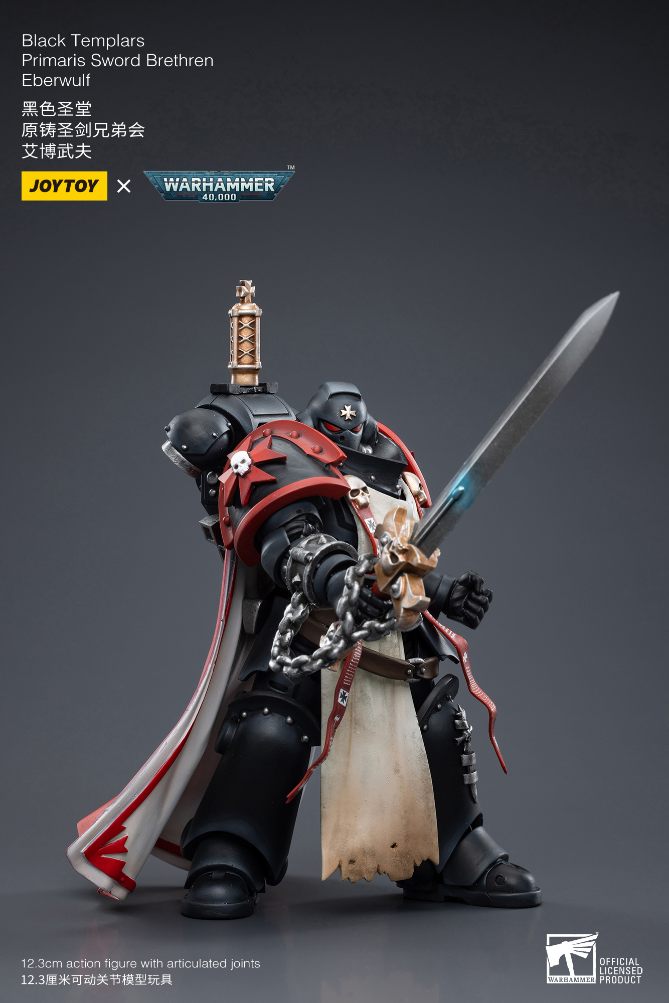 Black Templars Primaris Sword Brethren Eberwulf - view 8