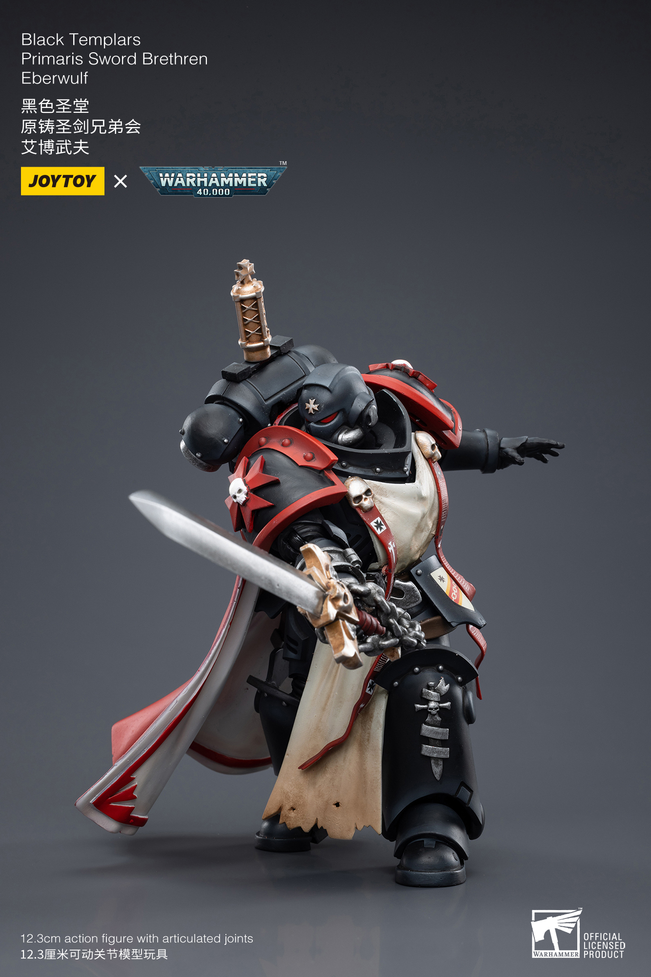 Black Templars Primaris Sword Brethren Eberwulf - view 12