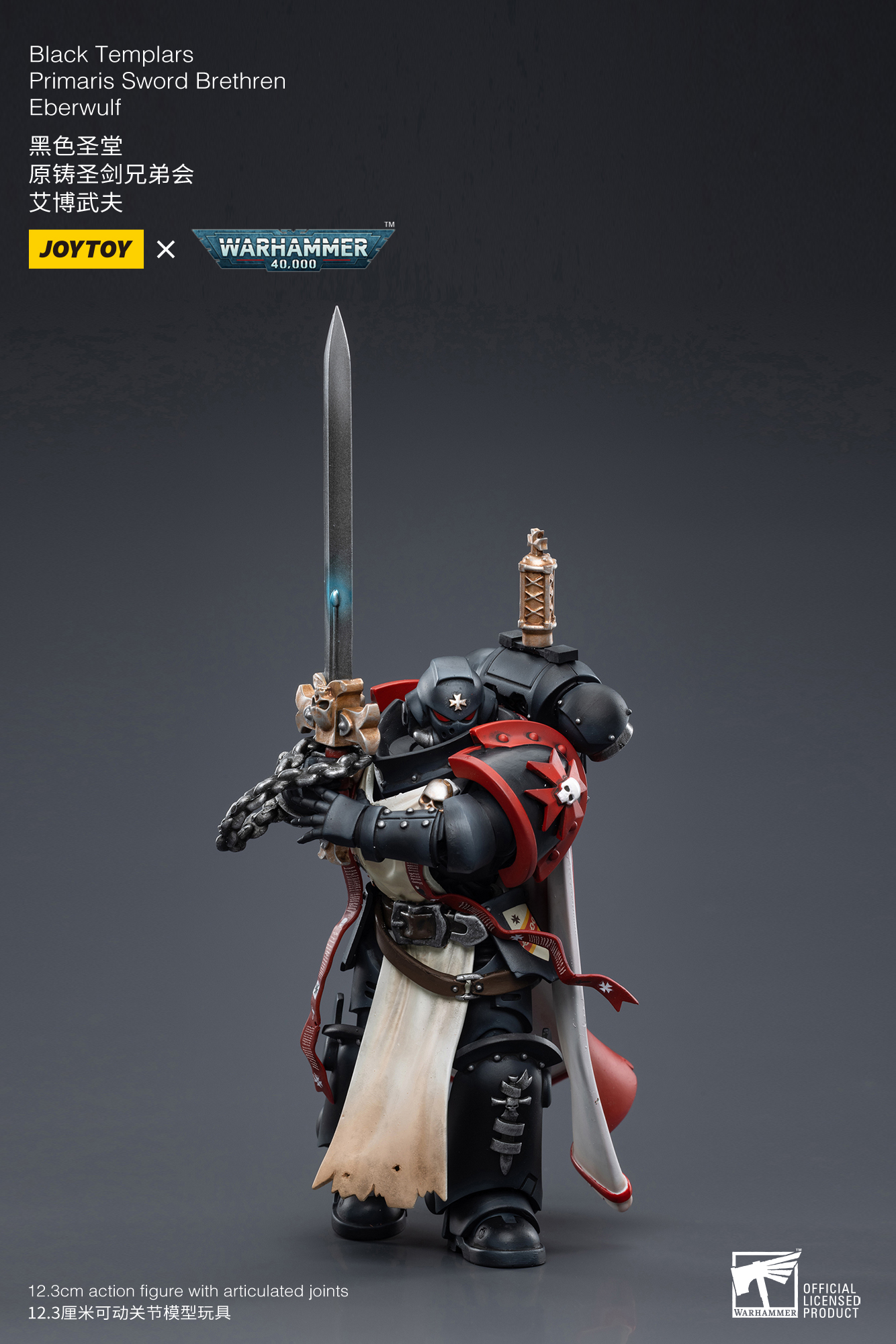 Black Templars Primaris Sword Brethren Eberwulf - view 10