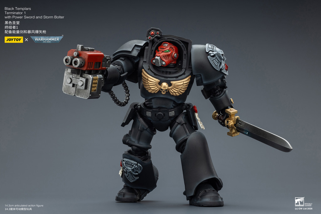Black Templars Terminator 1 with Power Sword and Storm Bolter - view 8