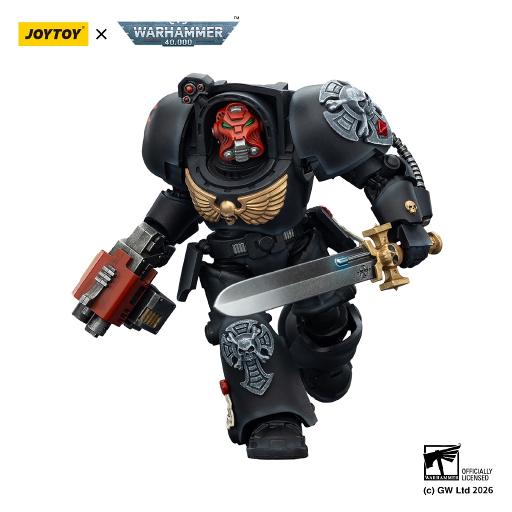 Black Templars Terminator 1 with Power Sword and Storm Bolter - view 4