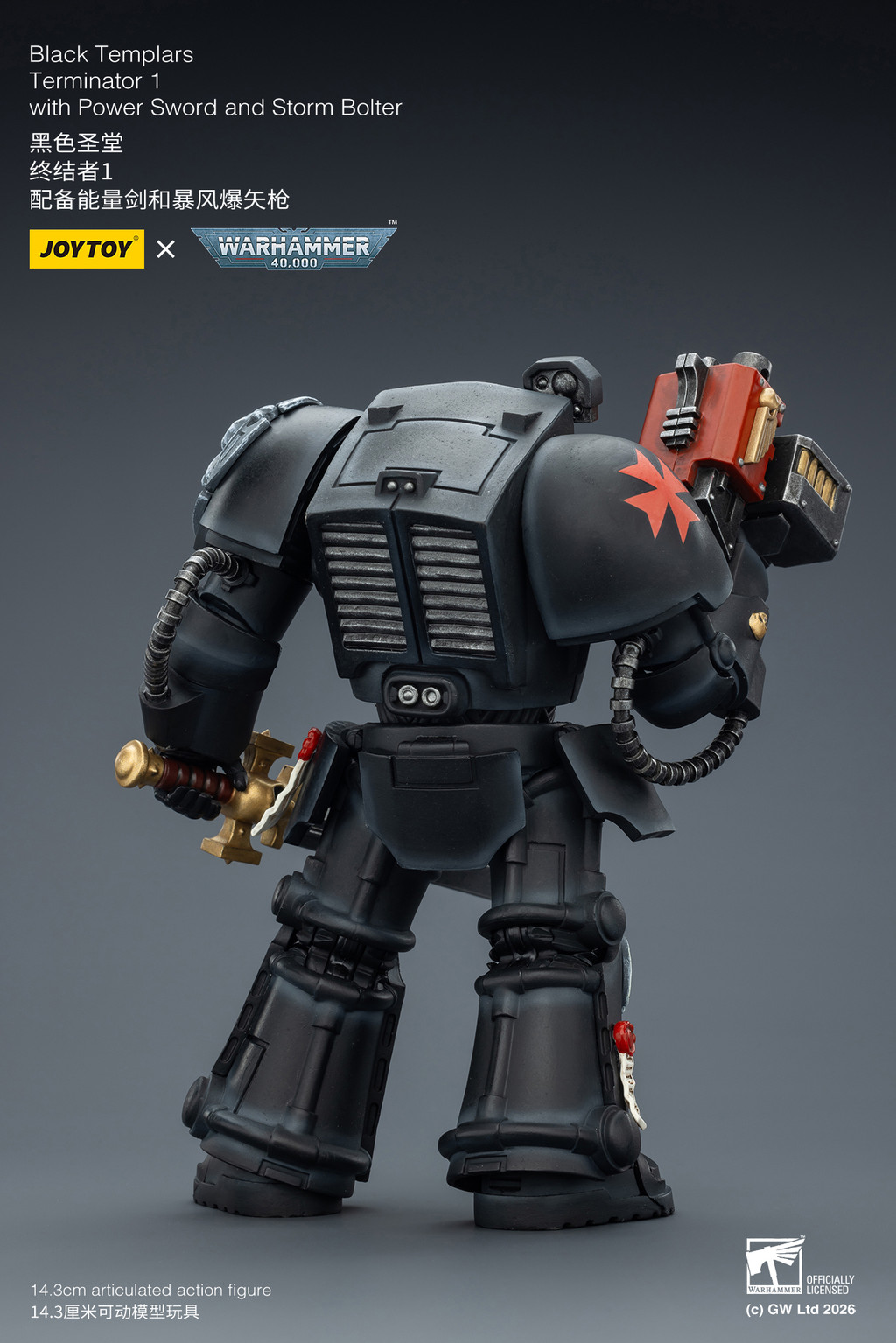 Black Templars Terminator 1 with Power Sword and Storm Bolter - view 11