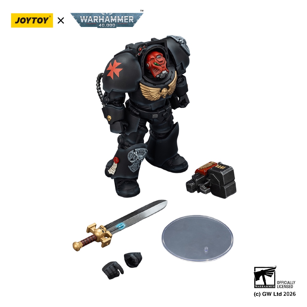 Black Templars Terminator 1 with Power Sword and Storm Bolter - view 6